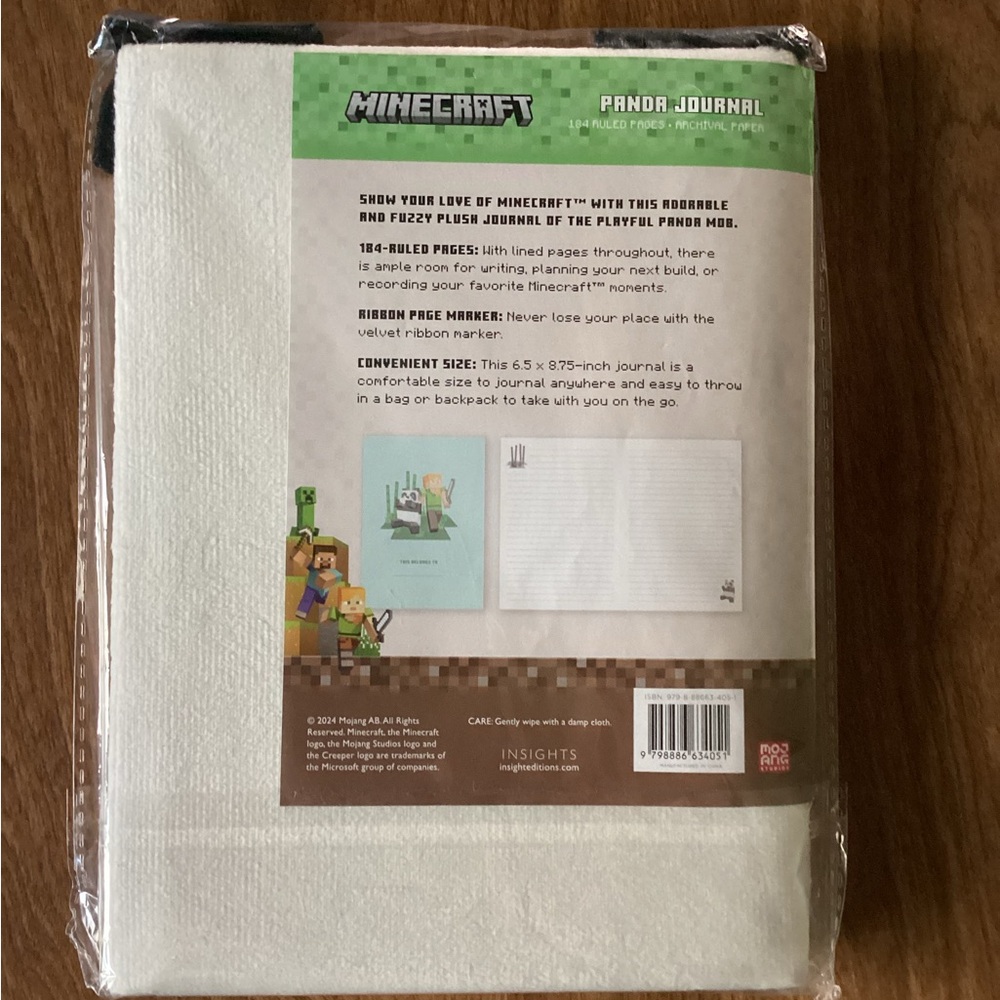 Minecraft Fuzzy Dog Journal - Picture 2 of 2